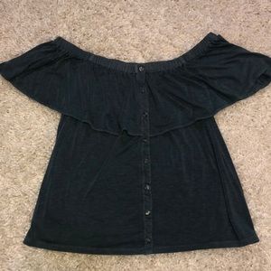 AEO off the shoulder shirt